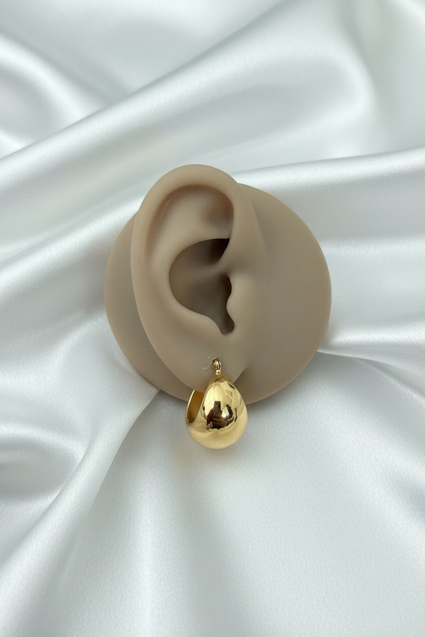 Chunky Plain Hoop Earring - SCROLL DOWN FOR DETAILS