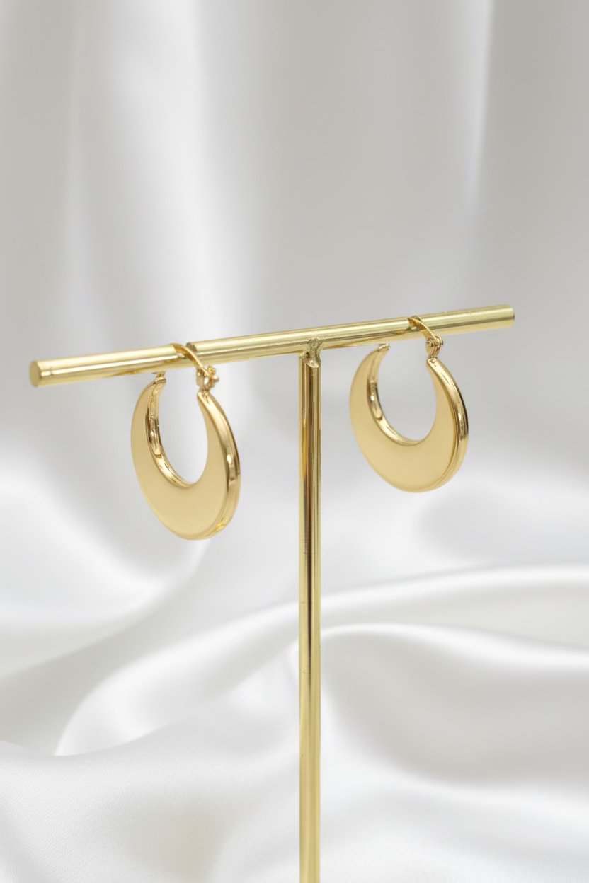 Flat Hoop Earring