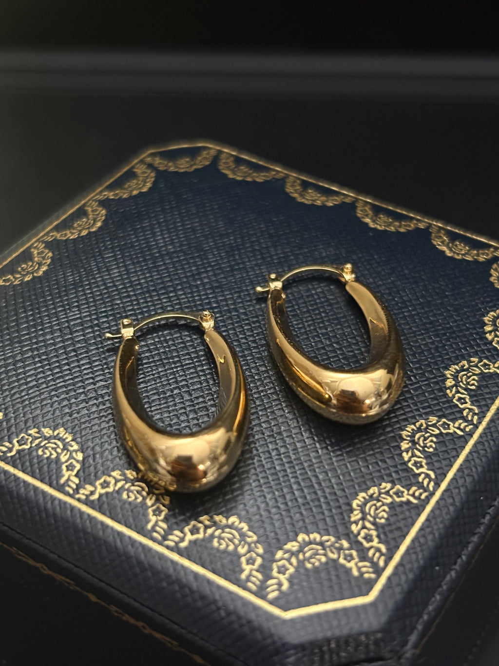 Oblong Chunky Earring