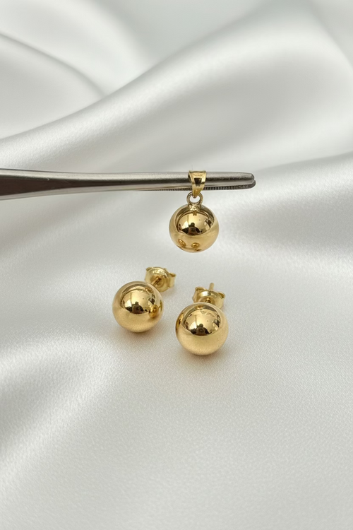 Ball Set Earring and Pendant