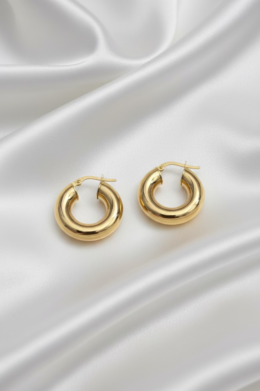 Donut Hoop Earring