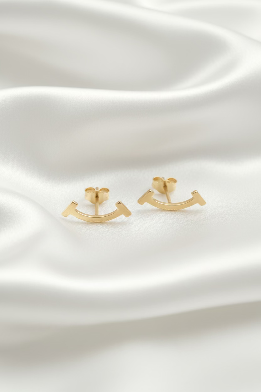 Smiley Stud Earring