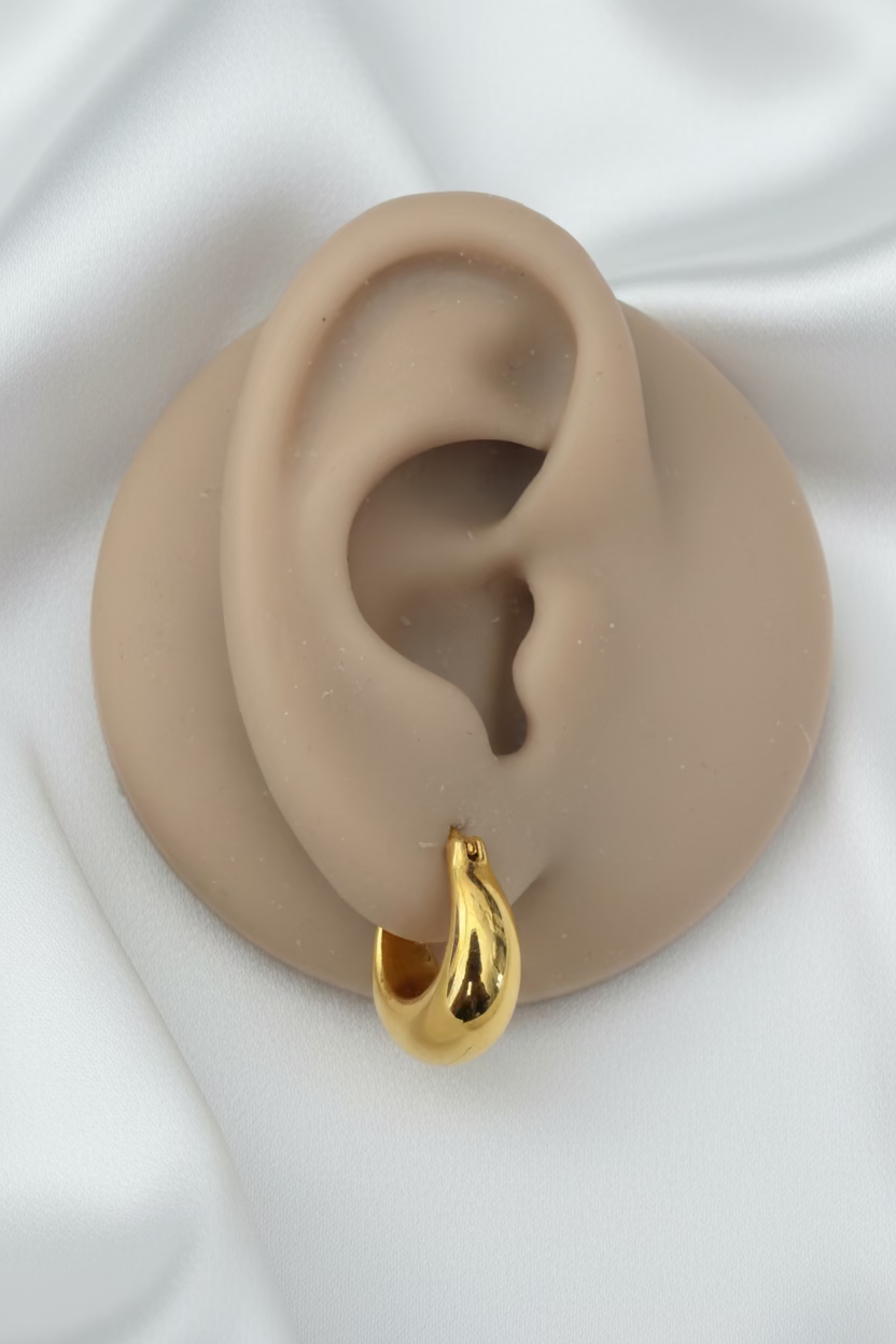 Plain Chunky Earring