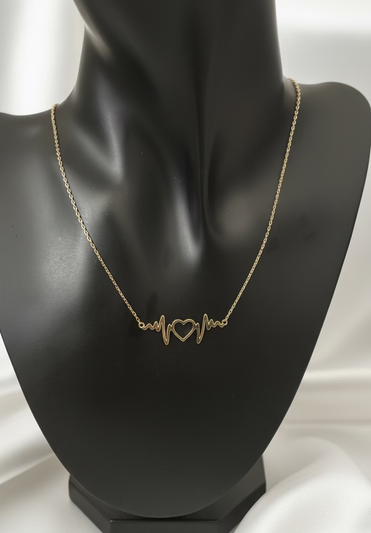 Size 16 Heart Beat Necklace