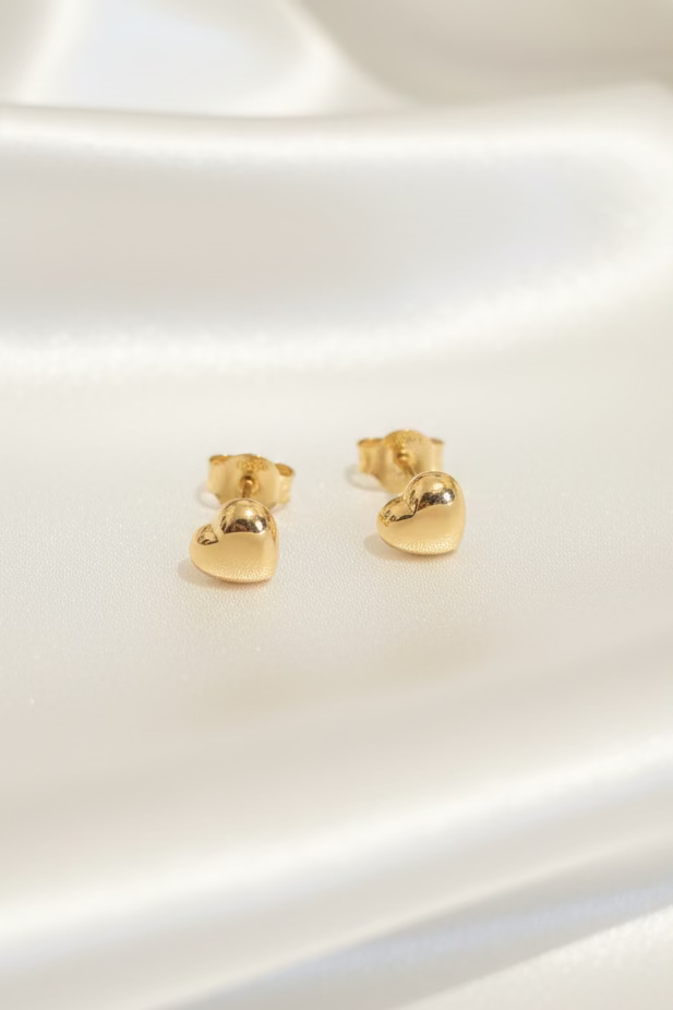 Mini Heart Stud Earring
