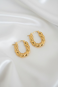 Twisted Hoop Earrings