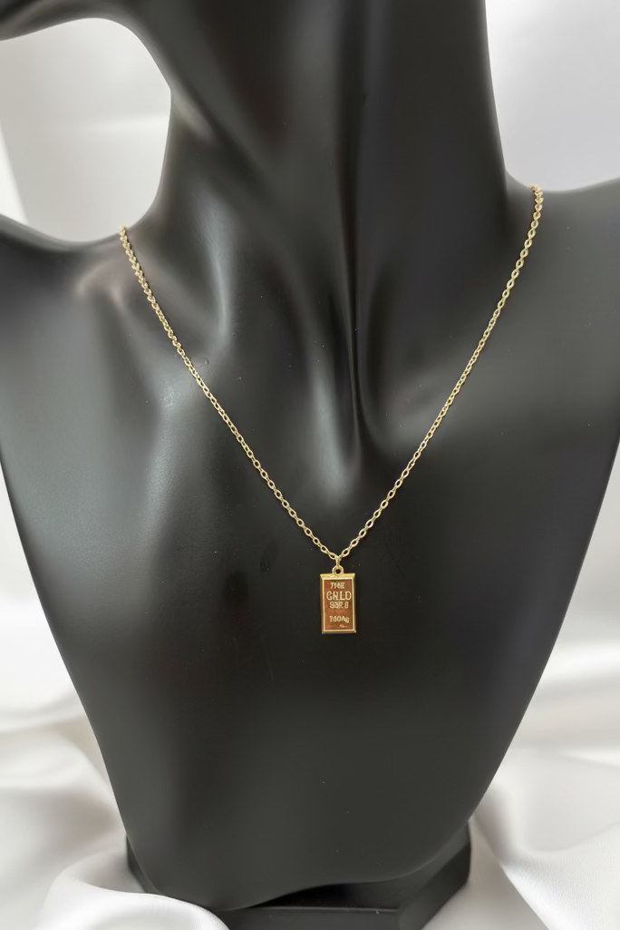 Gold Bar Necklace