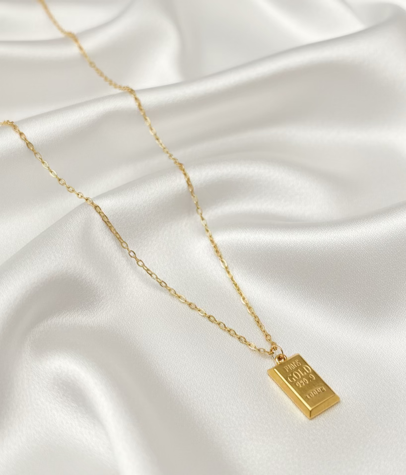 Gold Bar Necklace
