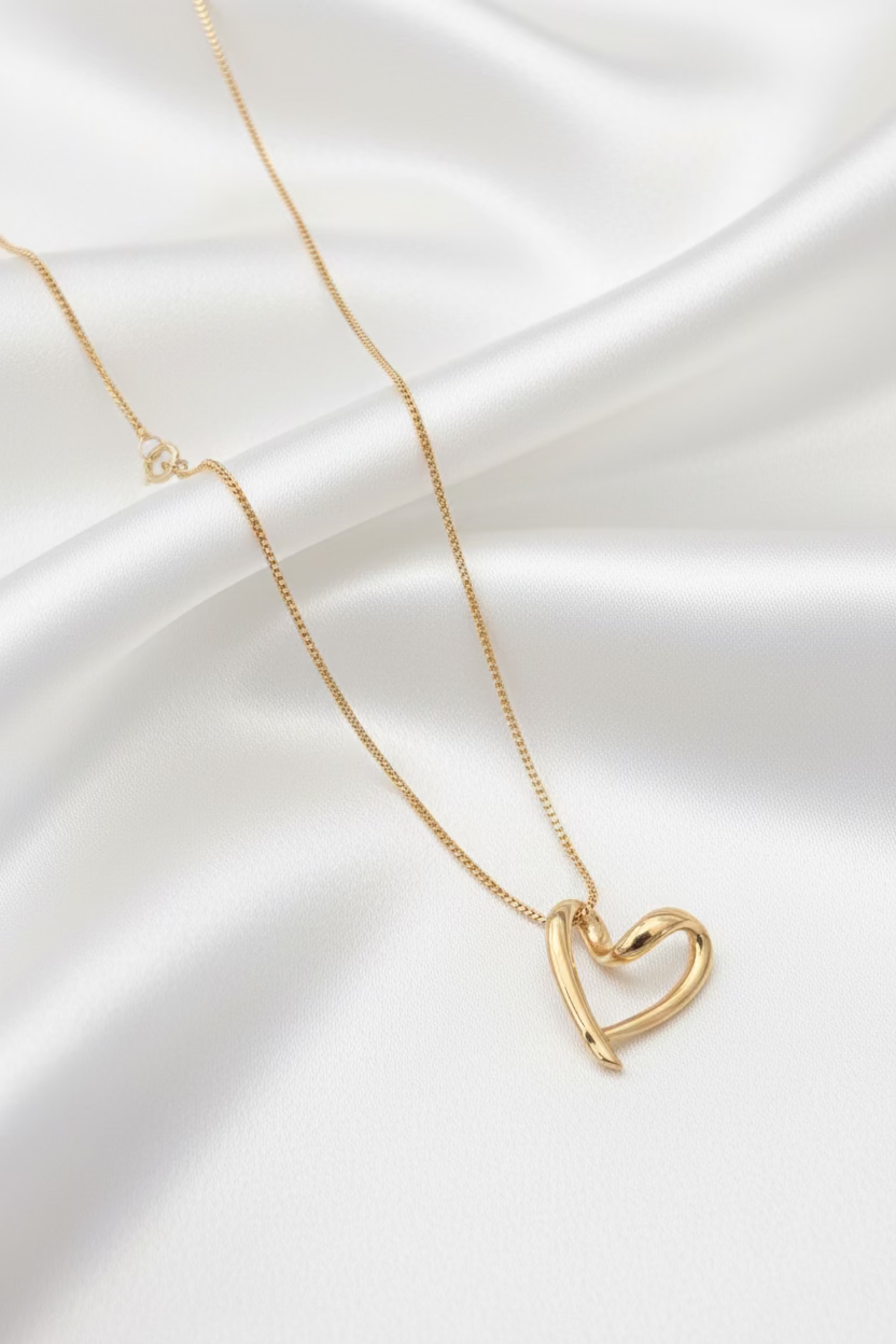 Size 17 Open Heart Necklace