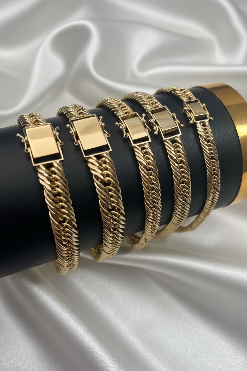 Triple Lock Bracelet