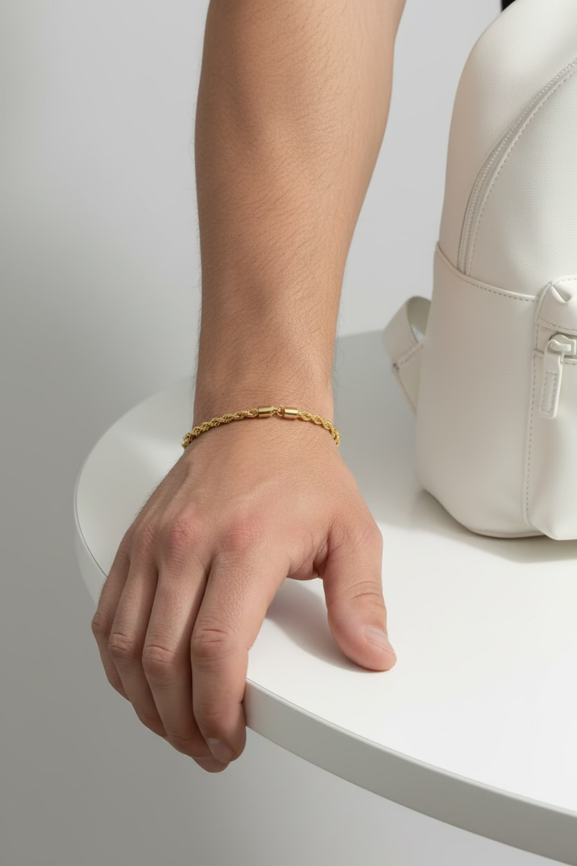 Size 9 Rope Chain Bracelet