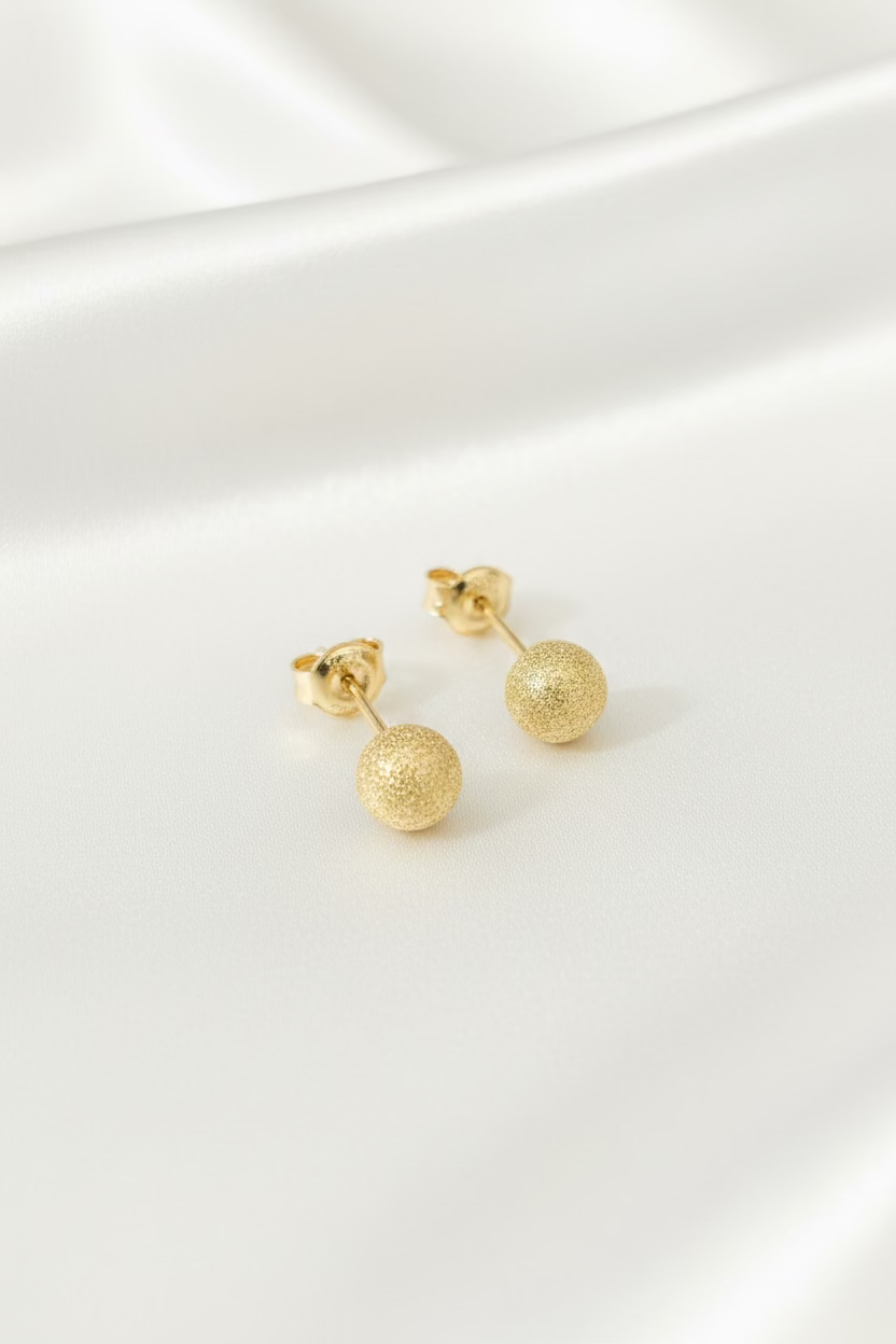 7MM Ball Stud Earring