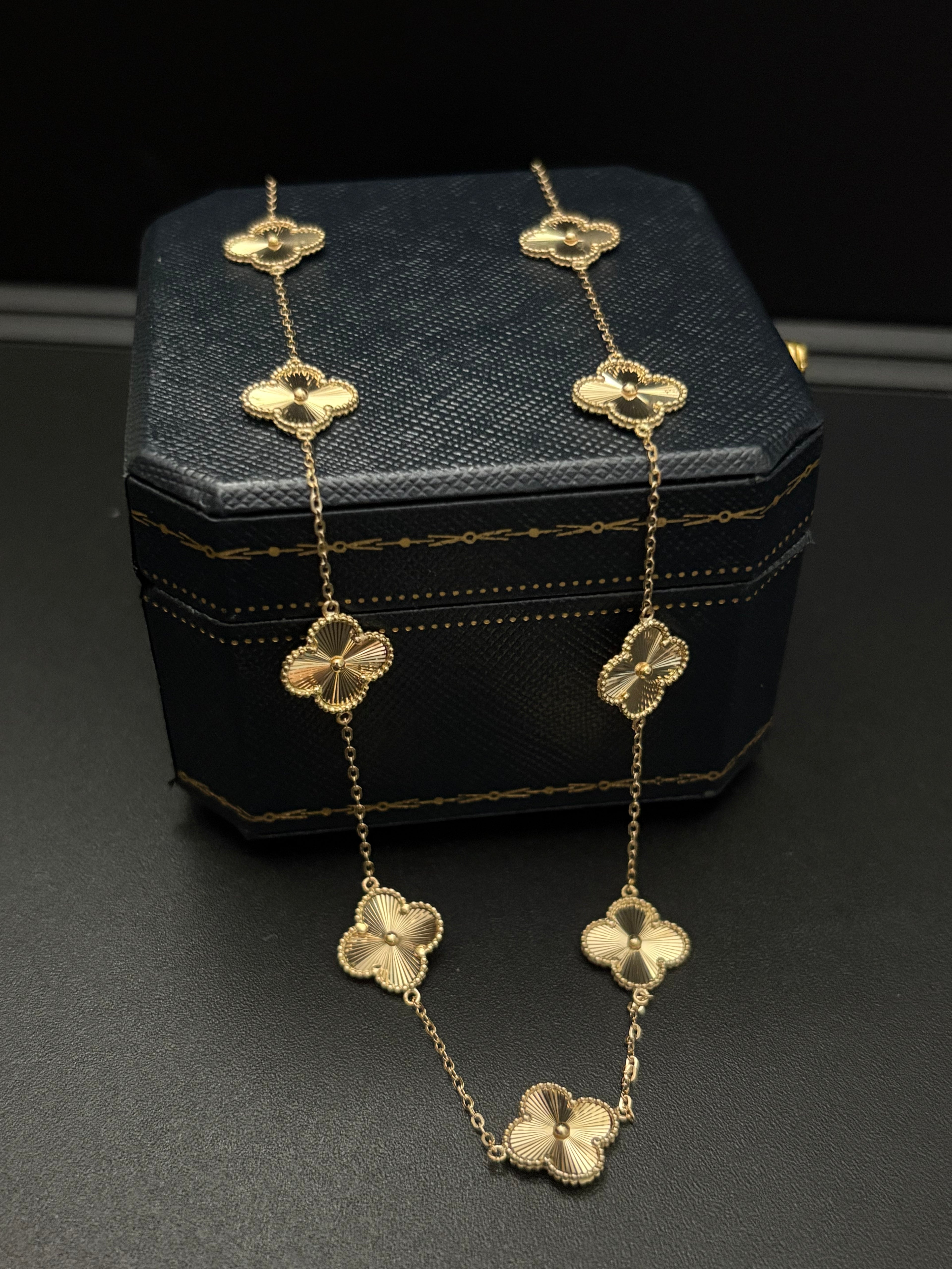 Clover Station Necklace