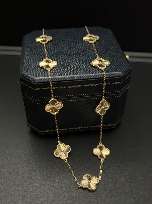 Clover Station Necklace