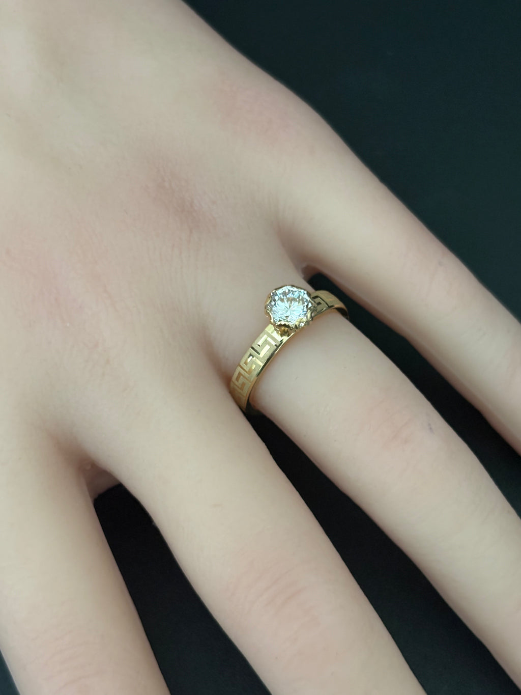 F- Light Weight Engagement Ring