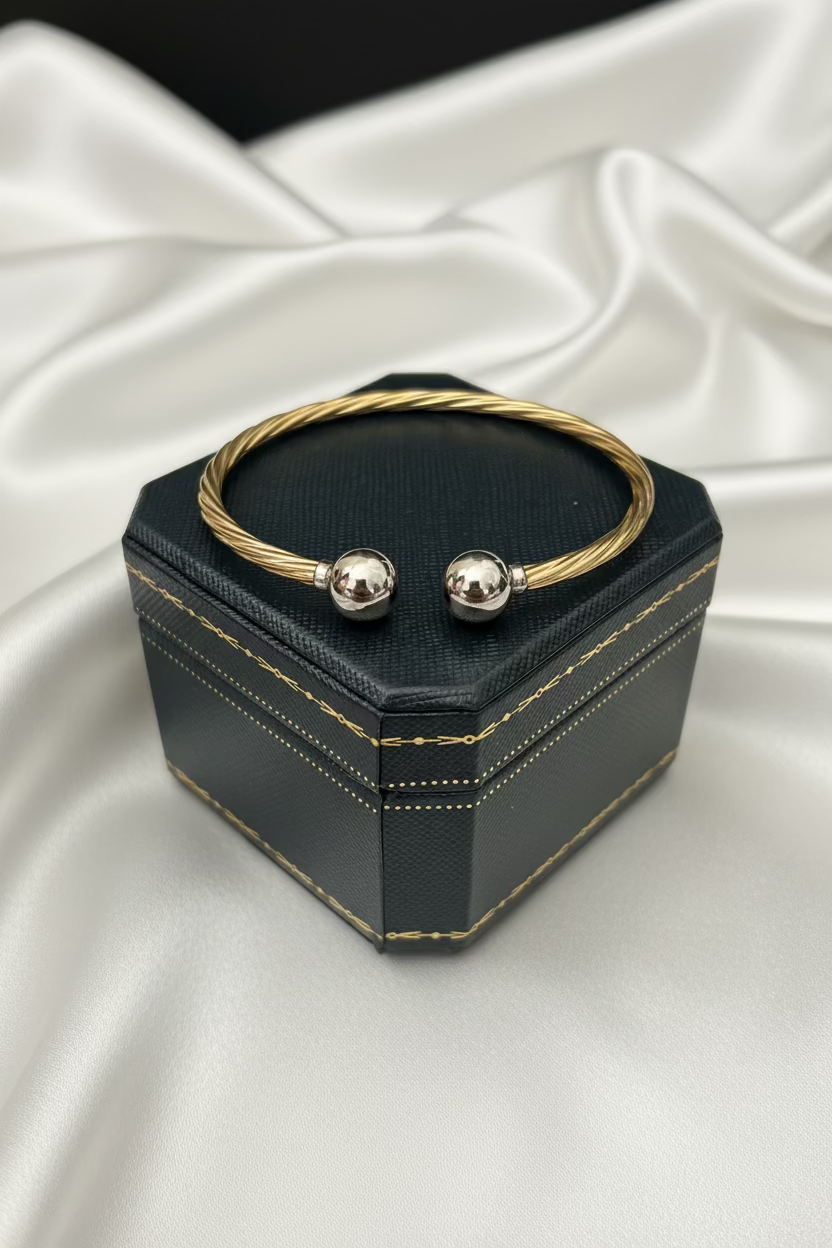Size 19 Charriol Bangle 2 Tone