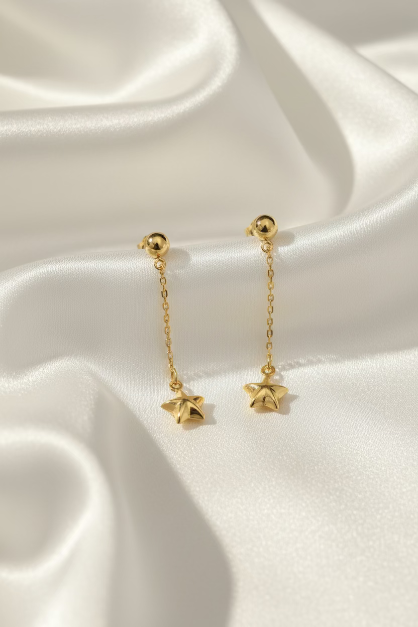 Star Dangling Stud Earring