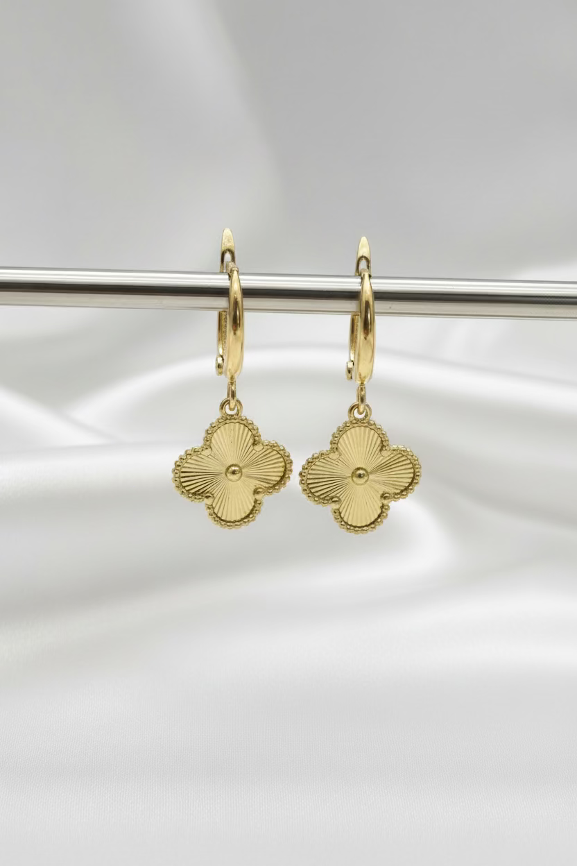 12MM Clover Dangling Earring