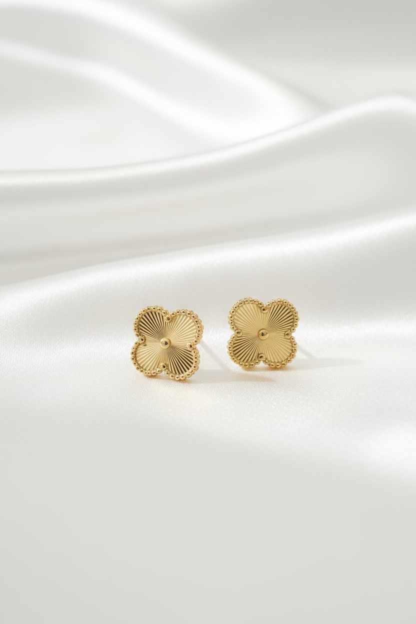12MM Clover Stud Earring